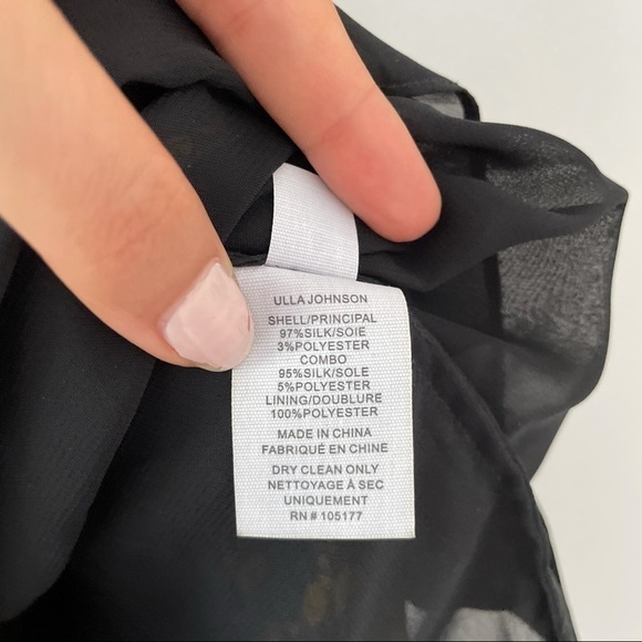 Ulla Johnson Nyssa Mini Dress in Noir - Picture 16 of 16